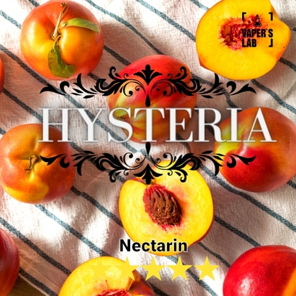 Фото купити заправку для електронної сигарети hysteria nectarine 30 ml