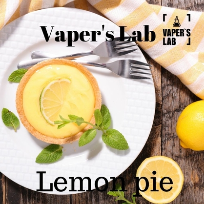 Фото заправка для електронної сигарети vapers lab lemon pie 120 ml