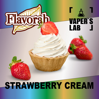Фото на Аромку Flavorah Strawberry Cream Полуничний крем