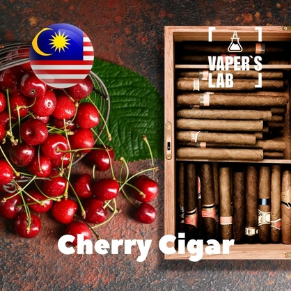 Фото на Ароматизатор для вейпа Malaysia flavors Cherry Cigar