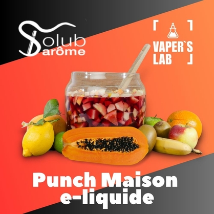 Фото, Відеоогляди на ароматизатор для самозамісу Solub Arome "Punch Maison e-liquide" (Екзотичний пунш) 