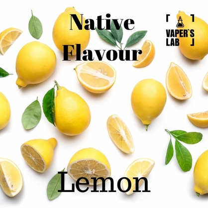 Фото заправка до електронної сигарети native flavour lemon 120 ml