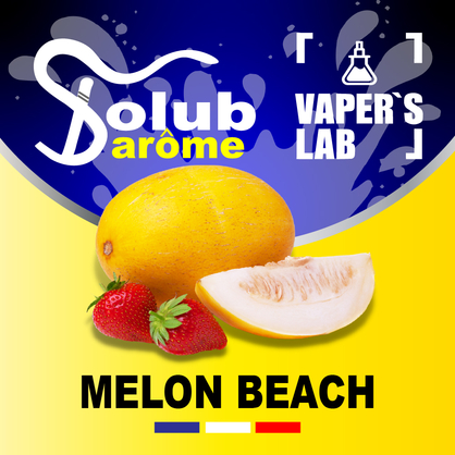 Фото, Видео, Набор для самозамеса Solub Arome "Melon beach" (Клубника и дыня) 